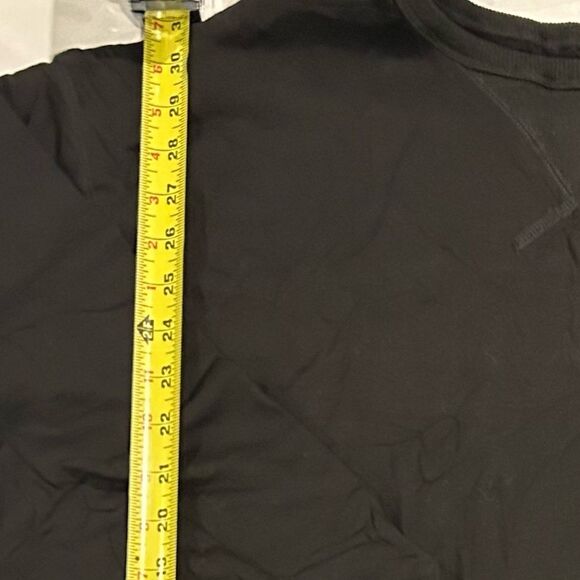 NWOT Black cotton/poly blend tunic style sweatshirt-NWOT - Picture 3 of 3